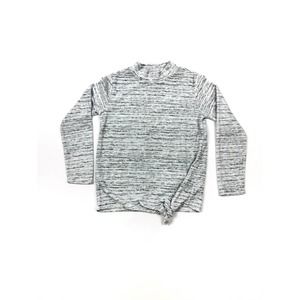 Old Navy Girls Casual Flannel Sweater Grey Size L